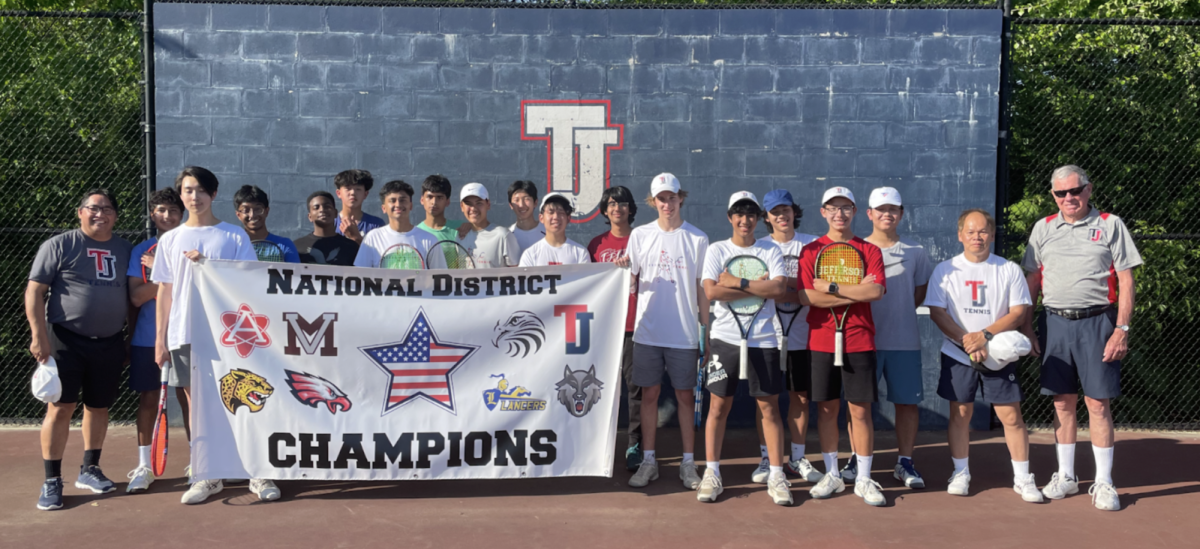 Jefferson wins the Team Districts Title. One of the players, freshman Arnav Talreja, played #1 singles during Team Districts and eventually went on to win the title with Jefferson's team. “It really shows that when we win something, the whole team wins, not just one of us,” Talreja said.